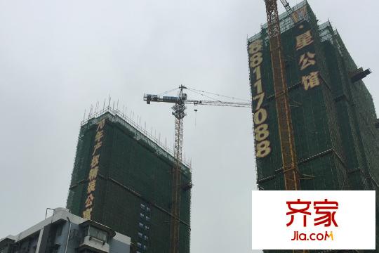 V7星公館項(xiàng)目外立面實(shí)景（20150713）