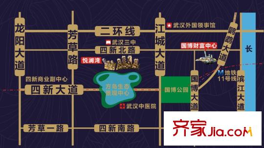 綠地悅瀾灣區(qū)位圖