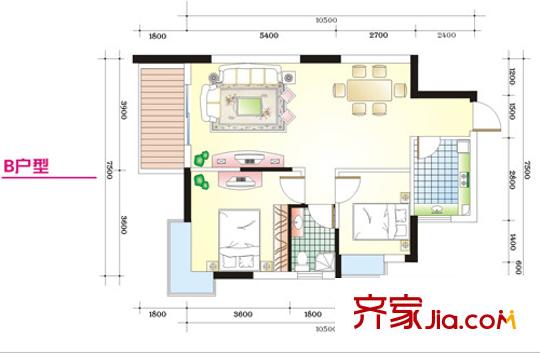 美城清芷園 戶型圖