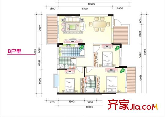 美城清芷園 戶型圖