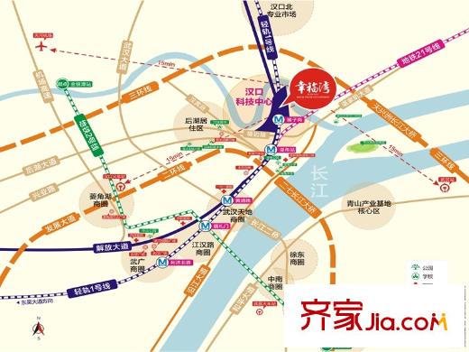 幸福灣交通區(qū)位圖