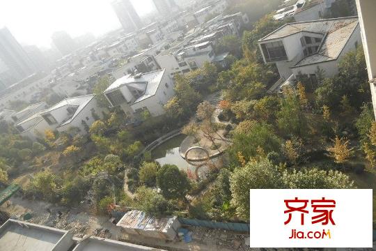 當(dāng)代國(guó)際花園鉑公館小區(qū)俯瞰（20150304）