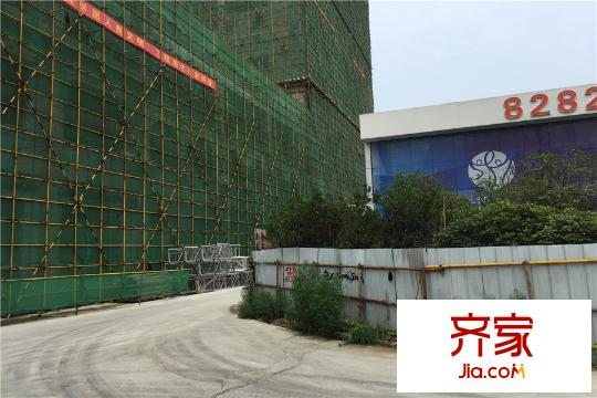 長投景城漢口年華商業(yè)街局部施工進(jìn)度（20150718）