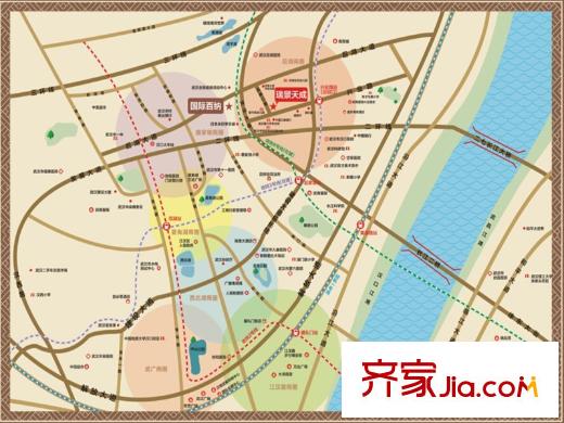 瑞景天成交通圖