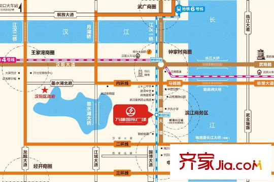 萬(wàn)福國(guó)際廣場(chǎng)區(qū)位圖