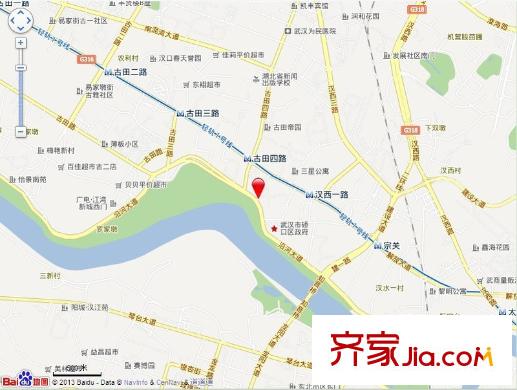 漢水熙園交通圖