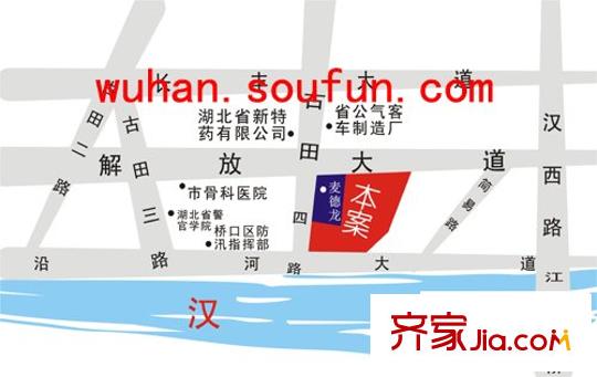 漢水熙園交通圖