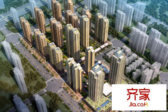 萬(wàn)福國(guó)際廣場(chǎng)鳥(niǎo)瞰（20150615）