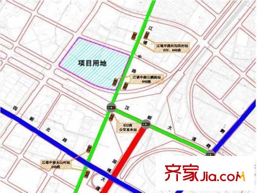 聚信廣場交通圖