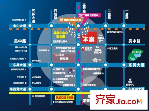 怡華逸天地交通圖