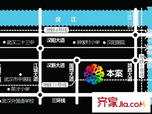 武漢國(guó)博新城交通圖