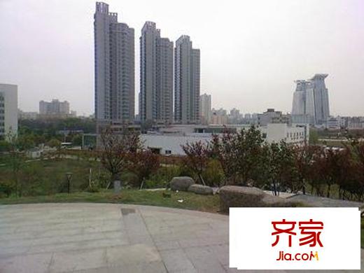 御景名門外景圖中心廣場（20090730）