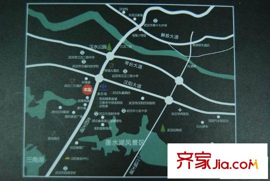 頂平方米廣場交通圖區(qū)位圖