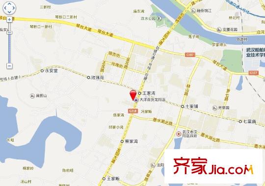 頂平方米廣場交通圖
