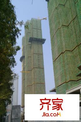 紫沙金苑在建樓棟實(shí)拍（20150907）
