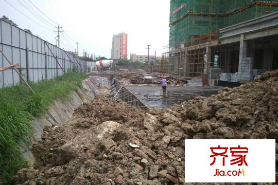 武湖尚公館項(xiàng)目一層工程進(jìn)度圖（20150817）