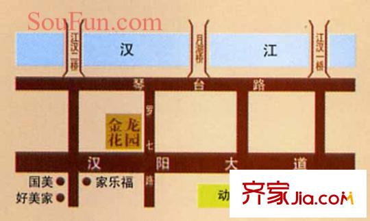 金龍花園交通圖