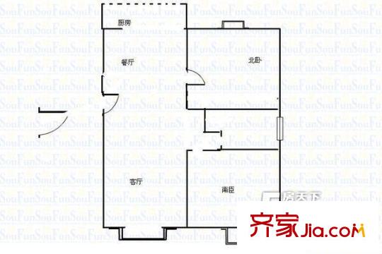 太原 富康家園二期 戶型圖