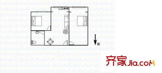 太原 富康家園二期 戶型圖