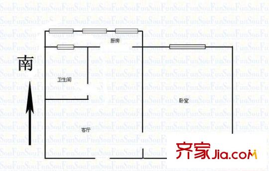 太原 二輕局宿舍 戶型圖