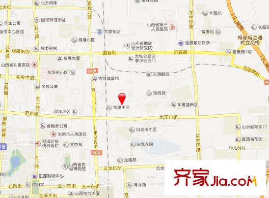 大東關(guān)塑料三廠宿舍交通圖太原  