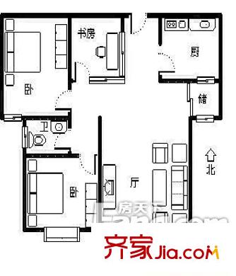 太原 電子研究設(shè)計(jì)院宿舍 戶型圖