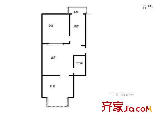 太原 濱河?xùn)|路桃南地稅局宿舍 戶型圖