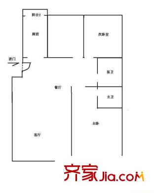 太原 巴黎大街 戶型圖