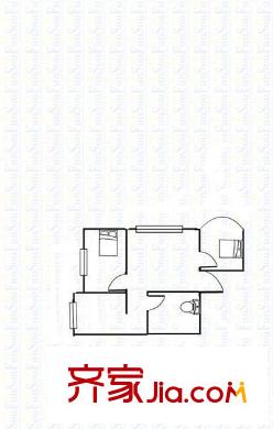 北大家園 2室 戶型圖