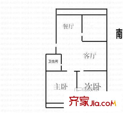 太原 營西街機床廠宿舍 戶型圖