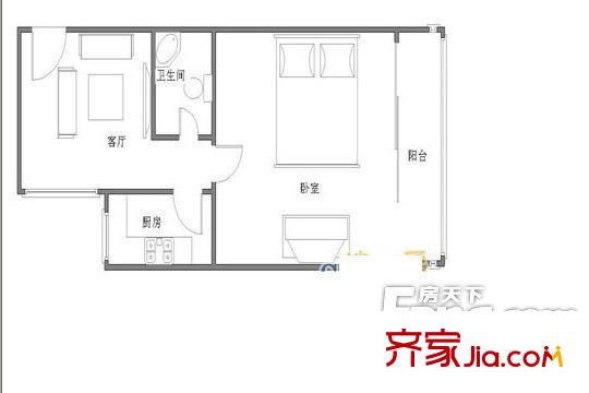 太原 營西街機床廠宿舍 戶型圖