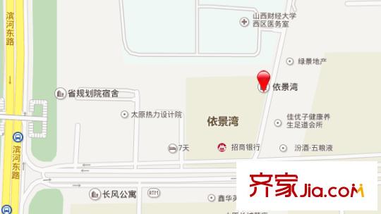 依景灣交通圖太原  