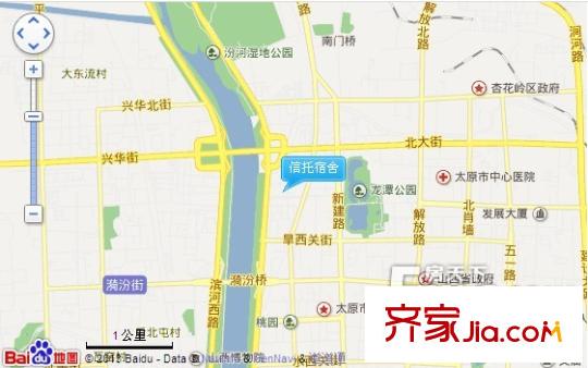 信托宿舍交通圖太原  