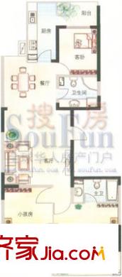 鄉(xiāng)鎮(zhèn)煤運公司宿舍2號樓 4室 戶型圖