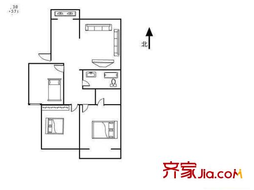 太原 學(xué)府小院 戶型圖
