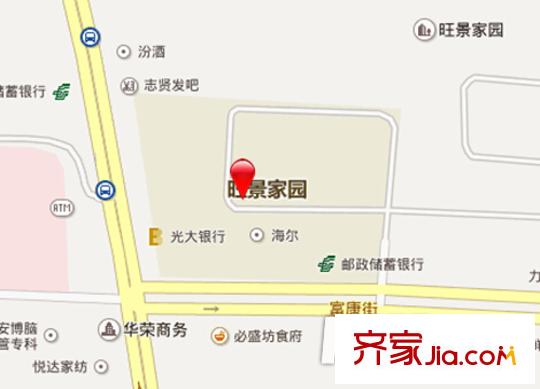 旺景家園交通圖太原  