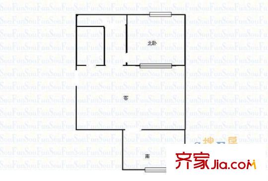 太原 萬柏林區(qū)財政廳宿舍 戶型圖