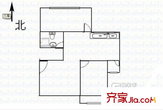 太原 五一大樓宿舍 戶型圖