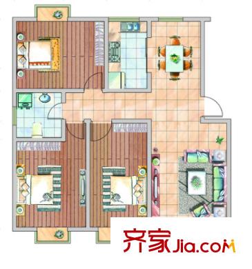 廣益天下戶型圖3室2廳 3室2廳
