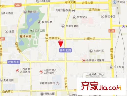 省貨棧宿舍交通圖太原  
