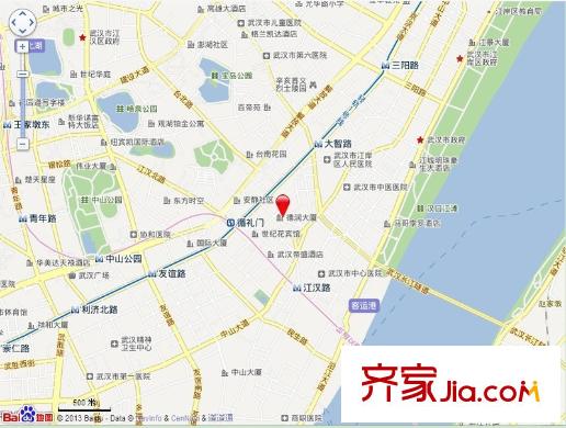 德潤大廈交通圖