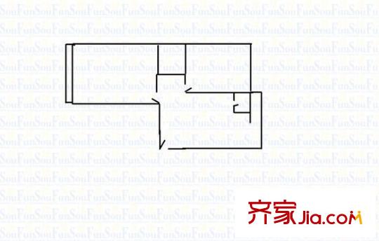 勝利橋東太鋼宿舍 2室 戶型圖