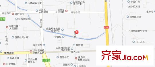 山西紙張公司宿舍交通圖太原  