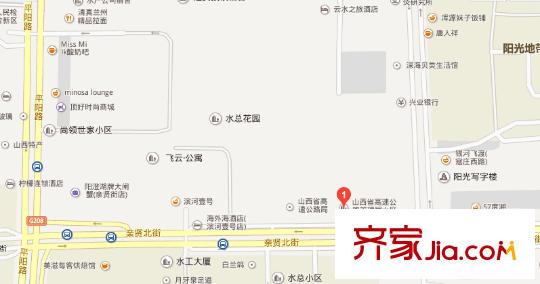 山西高速管理局宿舍交通圖太原  