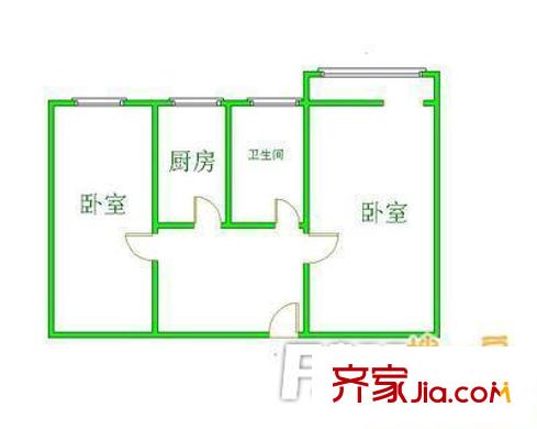 太原 省物資局宿舍 戶型圖
