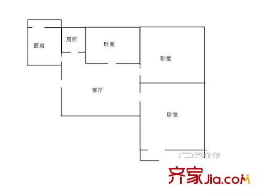 太原 省物資局宿舍 戶型圖