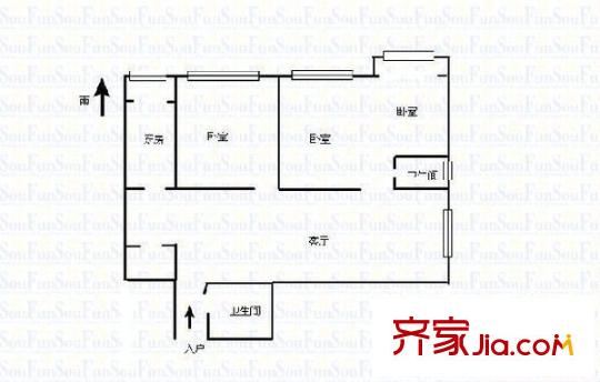 太原 省人大宿舍 戶型圖