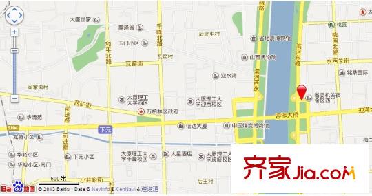 省人大宿舍交通圖太原  