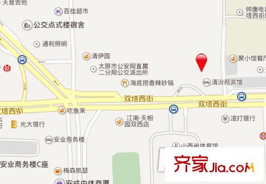 汽配廠宿舍交通圖太原  