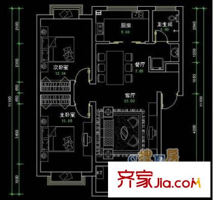 大城小院 戶型圖